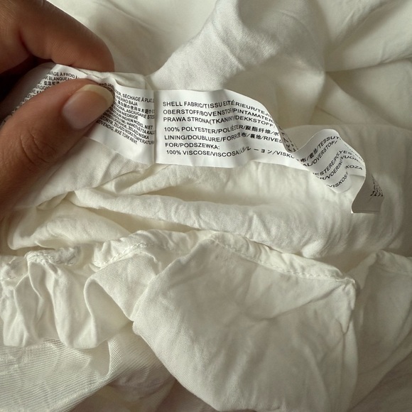 Moon River Ivory Puff Sleeve Dress - Picture 4 of 4